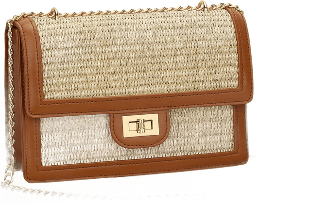 Straw Crossbody Bag