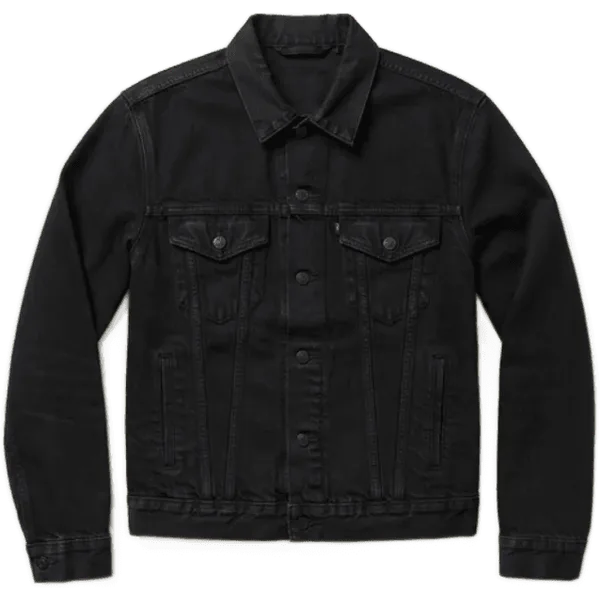 black denim jacket