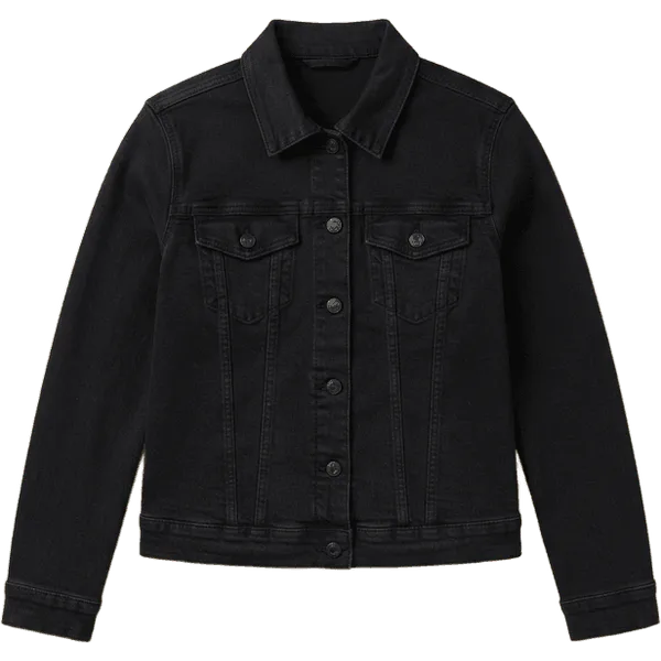black denim jacket