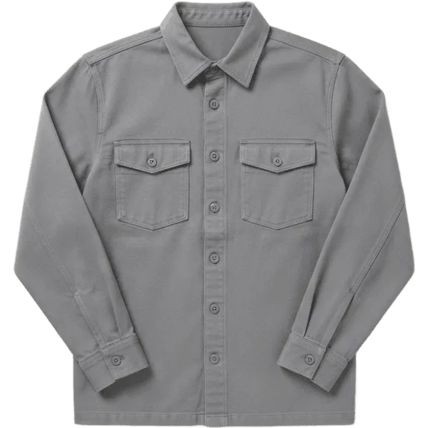 grey overshirt