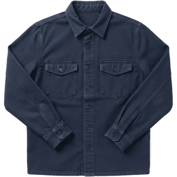 navy overshirt