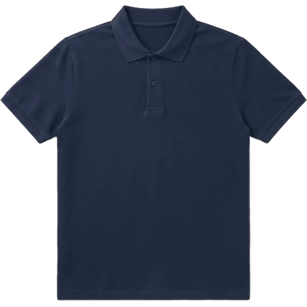 navy polo shirt