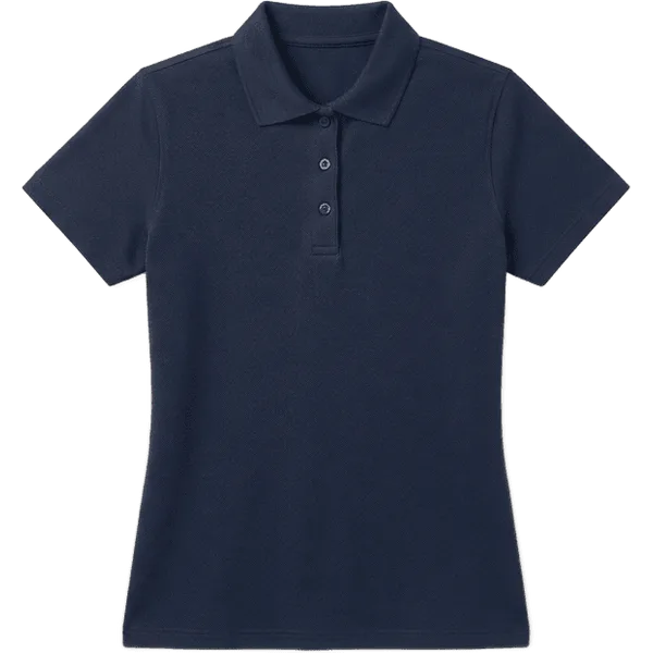 navy polo shirt