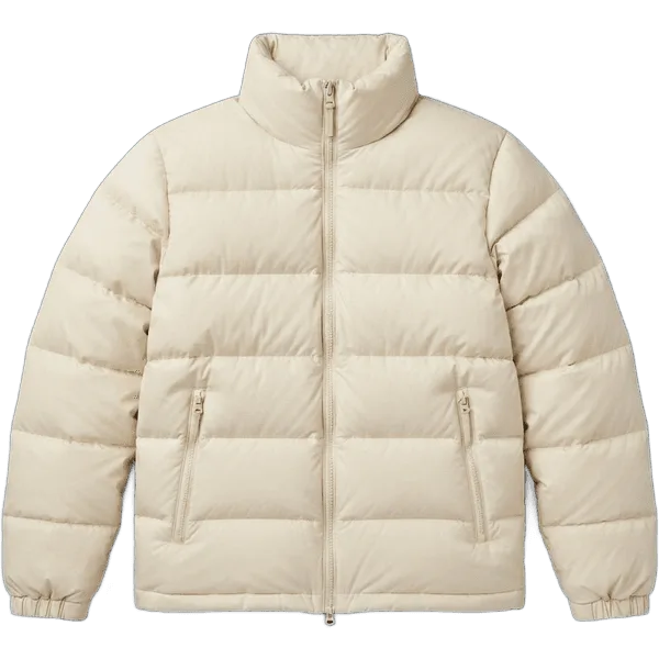 cream puffer jacket