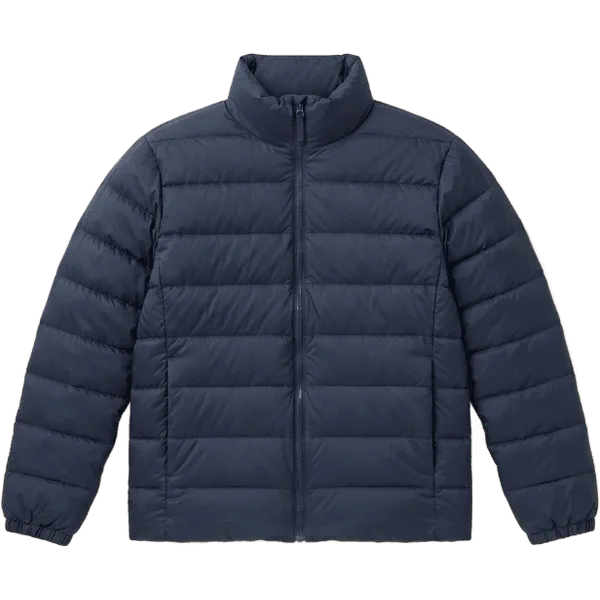 navy puffer jacket