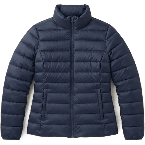 navy puffer jacket