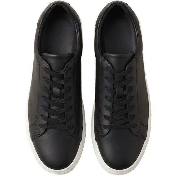 black sneakers