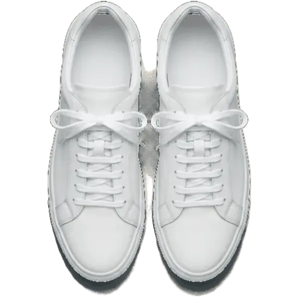 white sneakers