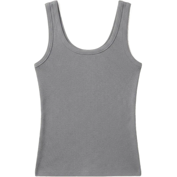 grey tank top