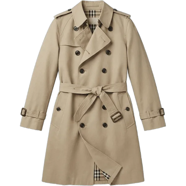 beige trench coat
