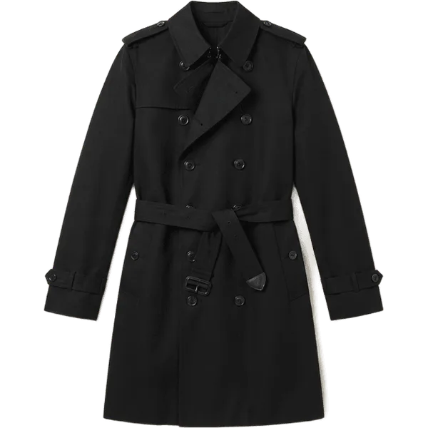 black trench coat